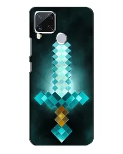Чохол для Realme C15 з картинкою «Алмазний меч неон» Чохол для Realme C15 з картинкою «Алмазний меч неон»