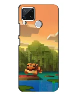 Чохол для Realme C15 з картинкою «Майнкрафт захід сонця» Чохол для Realme C15 з картинкою «Майнкрафт захід сонця»