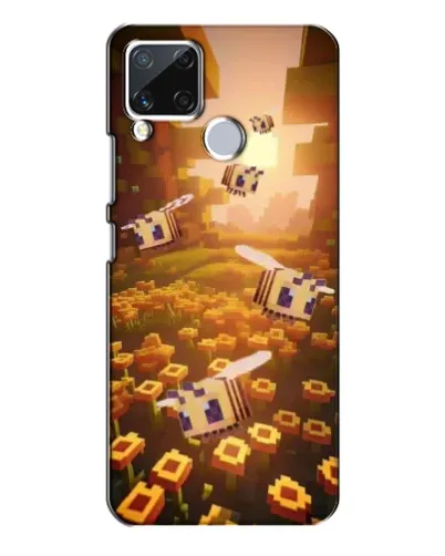 Чехол для Realme C15 с картинкой «Поле подсолнухов»