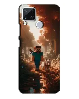 Чохол для Realme C15 з картинкою «Стів у лісі» Чохол для Realme C15 з картинкою «Стів у лісі»