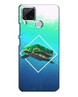 Чохол для Realme C15 з картинкою «Черепаха Minecraft» Чохол для Realme C15 з картинкою «Черепаха Minecraft»