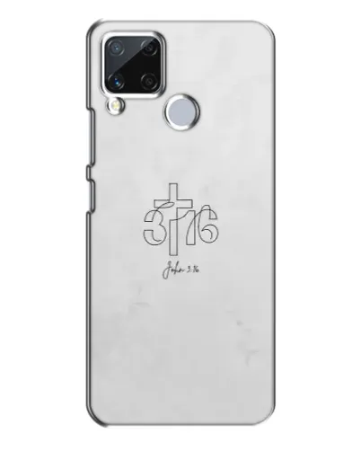 Чехол для Realme C15 с картинкой «Иоанна 3:16 Крест» Чехол для Realme C15 с картинкой «Иоанна 3:16 Крест»