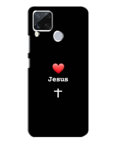 Чехол для Realme C15 с картинкой «Сердце - Jesus» Чехол для Realme C15 с картинкой «Сердце - Jesus»