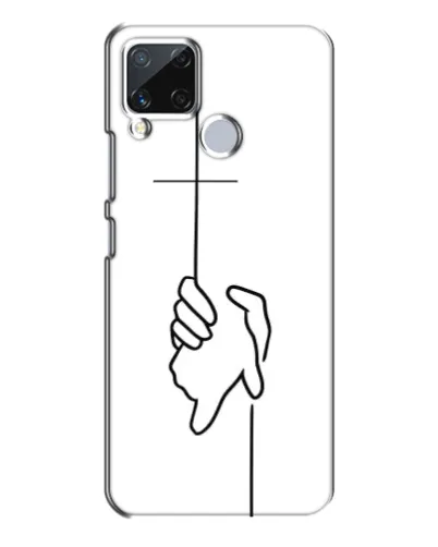 Чехол для Realme C15 с картинкой «Рука держит» Чехол для Realme C15 с картинкой «Рука держит»