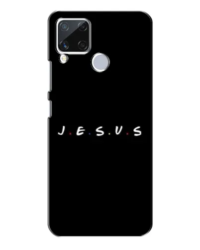 Чехол для Realme C15 с картинкой «Точки веры J.E.S.U.S.» Чехол для Realme C15 с картинкой «Точки веры J.E.S.U.S.»