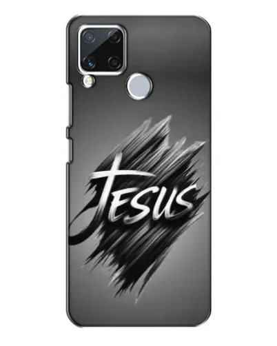 Чехол для Realme C15 с картинкой «Надпись Jesus Graffiti» Чехол для Realme C15 с картинкой «Надпись Jesus Graffiti»