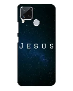 Чехол для Realme C15 с картинкой «Звездное небо Jesus»