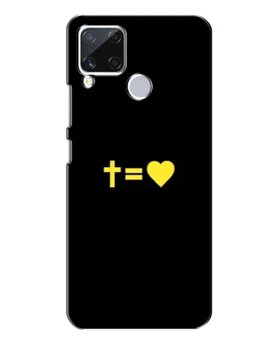 Чехол для Realme C15 с картинкой «Сердце и Крест» Чехол для Realme C15 с картинкой «Сердце и Крест»