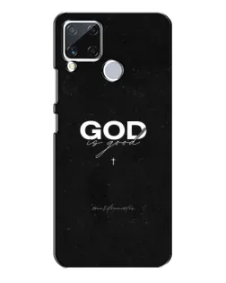 Чехол для Realme C15 с картинкой «GOD — Бог над всем»