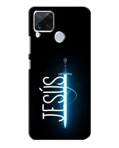 Чехол для Realme C15 с картинкой «Меч Духа Jesus» Чехол для Realme C15 с картинкой «Меч Духа Jesus»