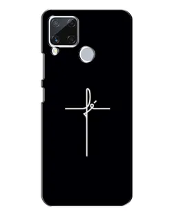 Чехол для Realme C15 с картинкой «Тонкий крест» Чехол для Realme C15 с картинкой «Тонкий крест»