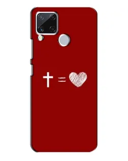 Чехол для Realme C15 с картинкой «Уравнение любви» Чехол для Realme C15 с картинкой «Уравнение любви»