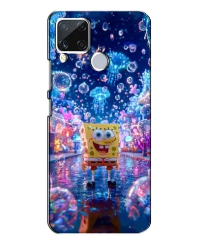Чехол для Realme C15 с картинкой «Неоновый океан»