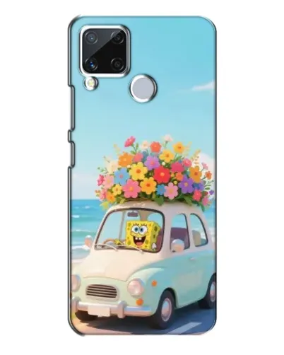 Чехол для Realme C15 с картинкой «Автомобильное путешествие»