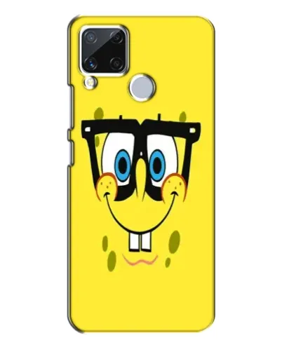 Чехол для Realme C15 с картинкой «Минималистичный Спанч Боб» Чехол для Realme C15 с картинкой «Минималистичный Спанч Боб»