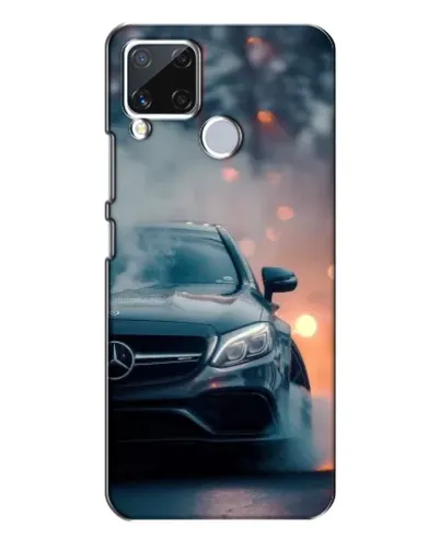 Чехол для Realme C15 с картинкой «Mercedes — ночной город» Чехол для Realme C15 с картинкой «Mercedes — ночной город»