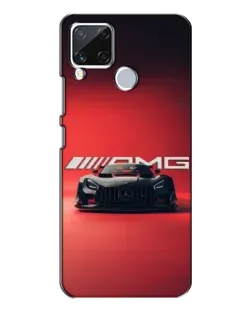 Чехол для Realme C15 с картинкой «Mercedes AMG — красная линия»