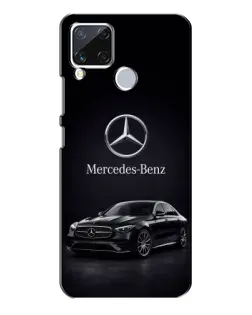 Чехол для Realme C15 с картинкой «Mercedes — решетка радиатора»