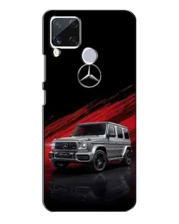 Чехол для Realme C15 с картинкой «Mercedes G-Class красный»