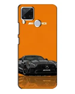 Чехол для Realme C15 с картинкой «Оранжевый Mercedes AMG»
