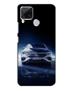 Чехол для Realme C15 с картинкой «Ночной Mercedes EQ»
