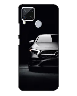 Чехол для Realme C15 с картинкой «Свет фар Mercedes»