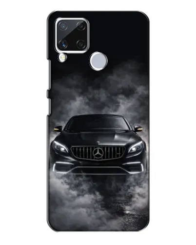 Чехол для Realme C15 с картинкой «Mercedes в дыму» Чехол для Realme C15 с картинкой «Mercedes в дыму»