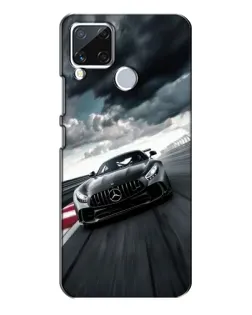 Чехол для Realme C15 с картинкой «Гоночный Mercedes AMG»