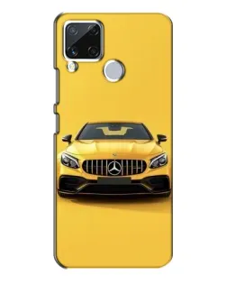 Чехол для Realme C15 с картинкой «Желтый Mercedes GT»