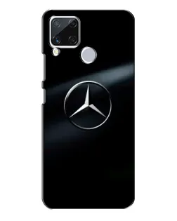 Чехол для Realme C15 с картинкой «Mercedes на металле» Чехол для Realme C15 с картинкой «Mercedes на металле»