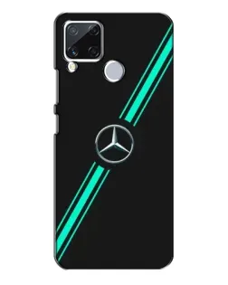 Чехол для Realme C15 с картинкой «Спортивные линии Mercedes» Чехол для Realme C15 с картинкой «Спортивные линии Mercedes»