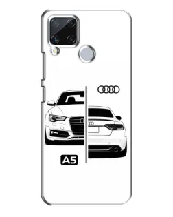 Чохол для Realme C15 з картинкою «Audi — контрастний дизайн» Чохол для Realme C15 з картинкою «Audi — контрастний дизайн»