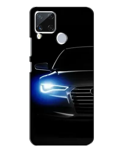 Чехол для Realme C15 с картинкой «Неоновый взгляд Audi» Чехол для Realme C15 с картинкой «Неоновый взгляд Audi»