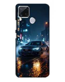 Чохол для Realme C15 з картинкою «Нічне місто та Audi» Чохол для Realme C15 з картинкою «Нічне місто та Audi»
