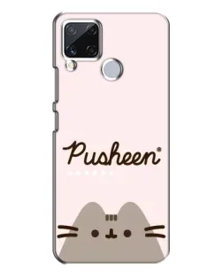Чохол для Realme C15 з картинкою «Pusheen логотип» Чохол для Realme C15 з картинкою «Pusheen логотип»
