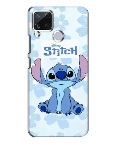 Чехол для Realme C15 с картинкой «Stitch среди цветов» Чехол для Realme C15 с картинкой «Stitch среди цветов»