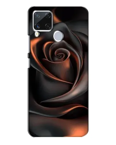 Чехол для Realme C15 с картинкой «Шелковая черная роза» Чехол для Realme C15 с картинкой «Шелковая черная роза»