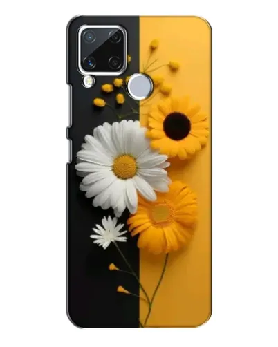 Чехол для Realme C15 с картинкой «Подсолнух и ромашка» Чехол для Realme C15 с картинкой «Подсолнух и ромашка»