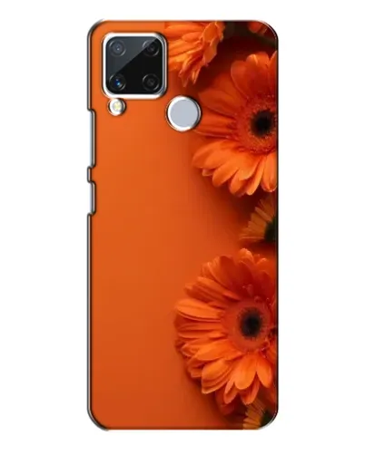 Чехол для Realme C15 с картинкой «Оранжевые герберы» Чехол для Realme C15 с картинкой «Оранжевые герберы»