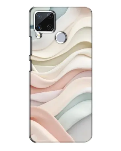 Чехол для Realme C15 с картинкой «Пастельные нежные волны» Чехол для Realme C15 с картинкой «Пастельные нежные волны»