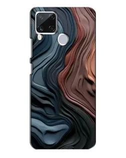 Чехол для Realme C15 с картинкой «Цветные волны каньона» Чехол для Realme C15 с картинкой «Цветные волны каньона»
