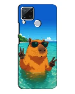 Чохол для Realme C15 з картинкою «Морська капібара» Чохол для Realme C15 з картинкою «Морська капібара»