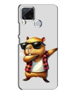 Чохол для Realme C15 з картинкою «Капібара репер даб» Чохол для Realme C15 з картинкою «Капібара репер даб»