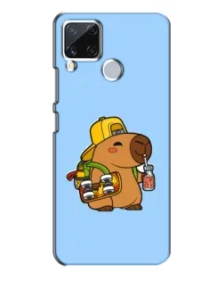 Чохол для Realme C15 з картинкою «Капібара на скейті» Чохол для Realme C15 з картинкою «Капібара на скейті»