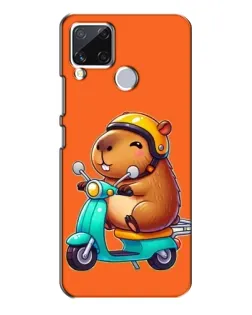 Чохол для Realme C15 з картинкою «Капібара на скутері» Чохол для Realme C15 з картинкою «Капібара на скутері»