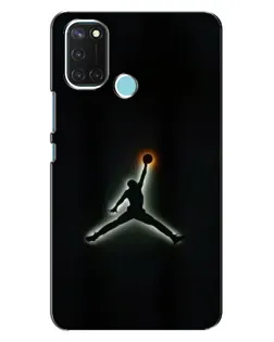 Чехол для Realme C17 с картинкой «Jordan Gradient Logo»