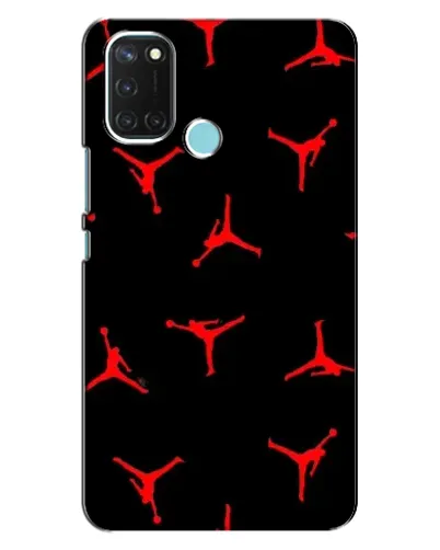 Чехол для Realme C17 с картинкой «Jordan Red Pattern» Чехол для Realme C17 с картинкой «Jordan Red Pattern»