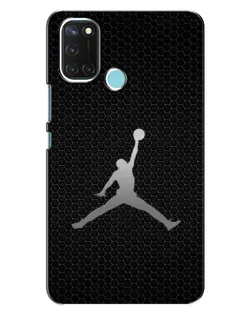 Чехол для Realme C17 с картинкой «Jordan Dark Carbon»
