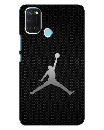 Чехол для Realme C17 с картинкой «Jordan Dark Carbon» Чехол для Realme C17 с картинкой «Jordan Dark Carbon»