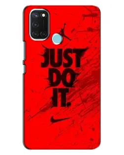 Чехол для Realme C17 с картинкой «Nike Just Do It»
